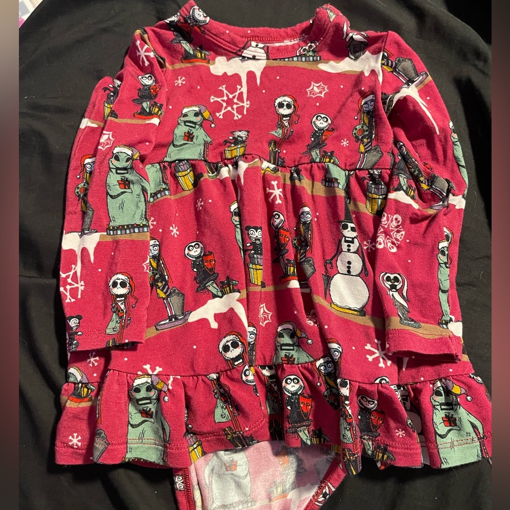 Nightmare Before Christmas Bodysuit Dress